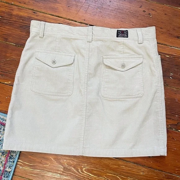 RL Sport Corduroy Mini Skirt - Picture 3 of 8